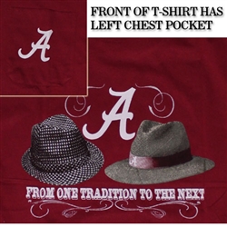 Alabama Crimson Tide T-Shirts - From One Tradition To The Next - With Pocket